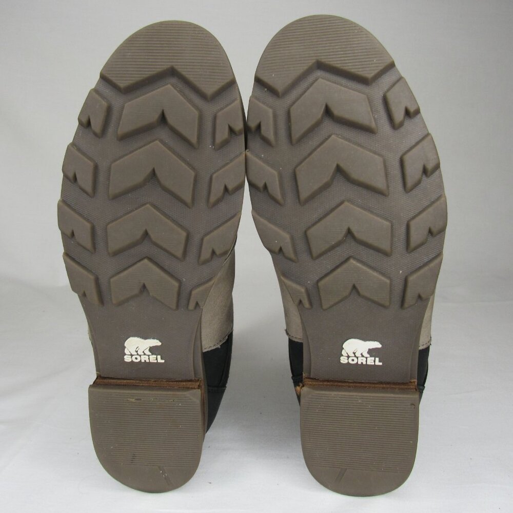 Sorel Quarry Gray Brown Distressed Emelie Chelsea Boot Women's 8.5 - Picture 7 of 8